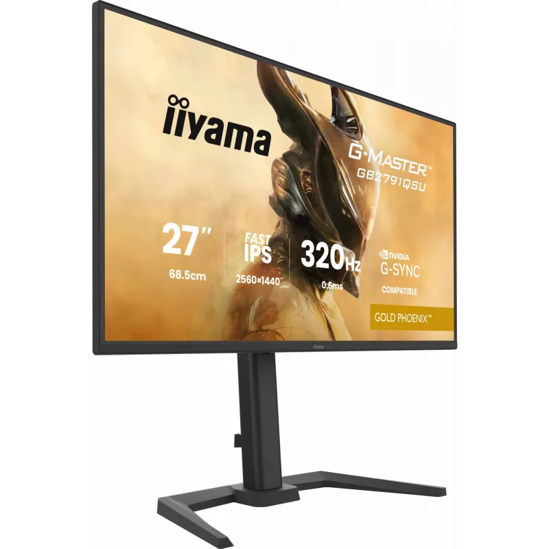 Mängurimonitor IIYAMA GB2791QSU-B1 27 tolli (68,6 cm) QHD koos HDMI, DisplayPort ja USB-ga, must