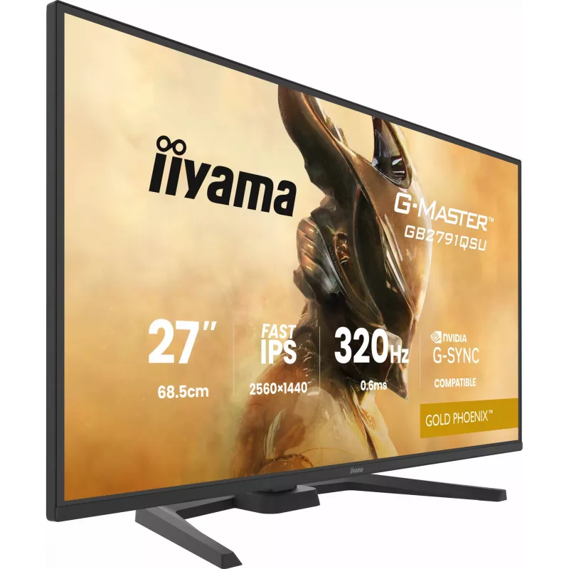 Mängurimonitor IIYAMA GB2791QSU-B1 27 tolli (68,6 cm) QHD koos HDMI, DisplayPort ja USB-ga, must