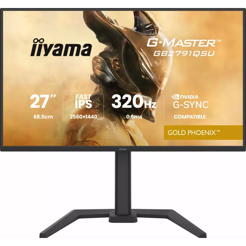 Mängurimonitor IIYAMA GB2791QSU-B1 27 tolli (68,6 cm) QHD koos HDMI, DisplayPort ja USB-ga, must