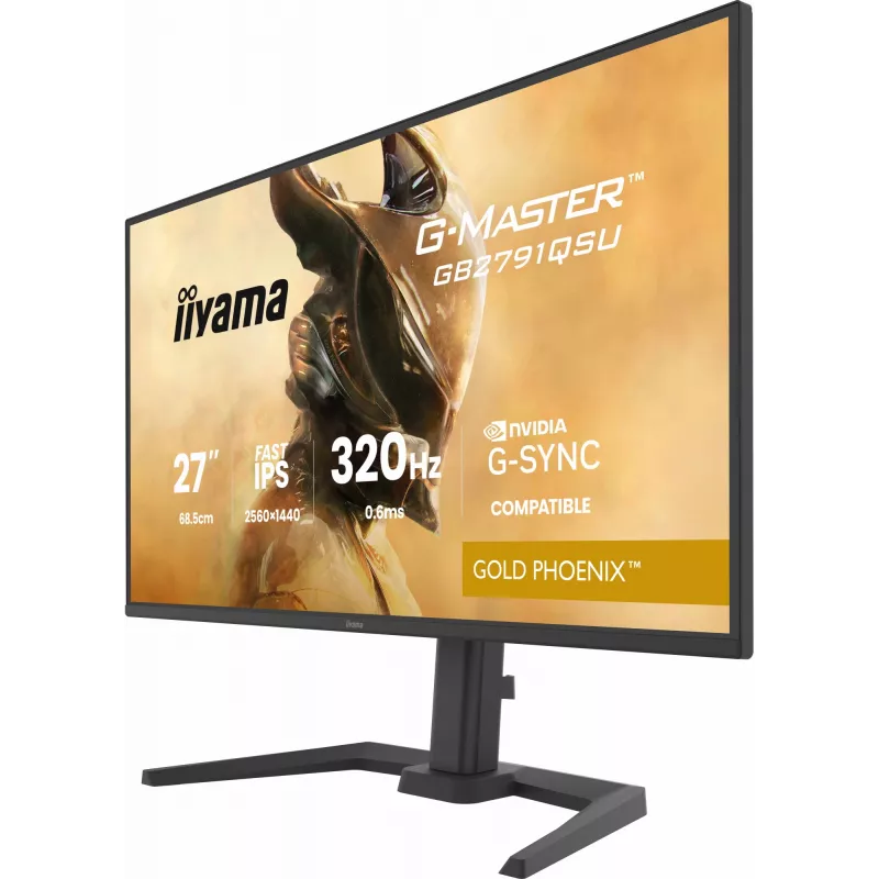 Mängurimonitor IIYAMA GB2791QSU-B1 27 tolli (68,6 cm) QHD koos HDMI, DisplayPort ja USB-ga, must