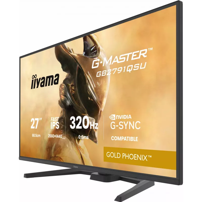 Mängurimonitor IIYAMA GB2791QSU-B1 27 tolli (68,6 cm) QHD koos HDMI, DisplayPort ja USB-ga, must