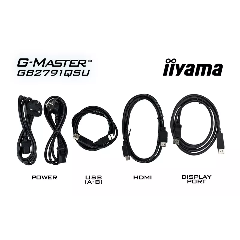 Mängurimonitor IIYAMA GB2791QSU-B1 27 tolli (68,6 cm) QHD koos HDMI, DisplayPort ja USB-ga, must
