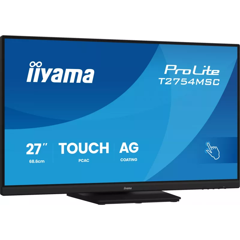 Monitor IIYAMA ProLite T2754MSC-B2AG 27 tolli (68,6 cm) Full HD LED HDMI/VGA/USB, must