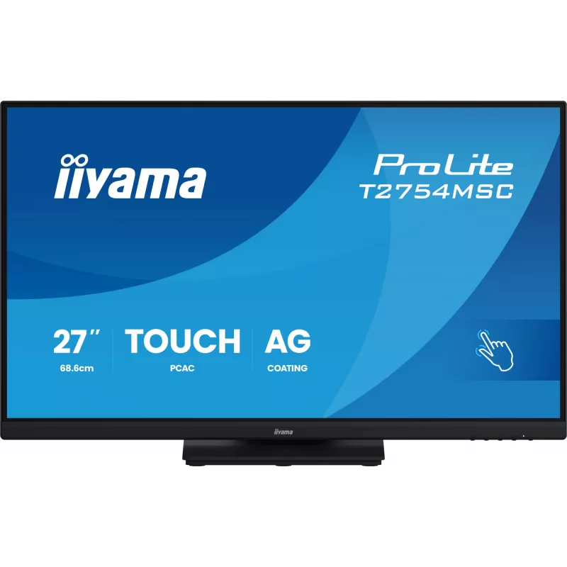 Monitor IIYAMA ProLite T2754MSC-B2AG 27 tolli (68,6 cm) Full HD LED HDMI/VGA/USB, must