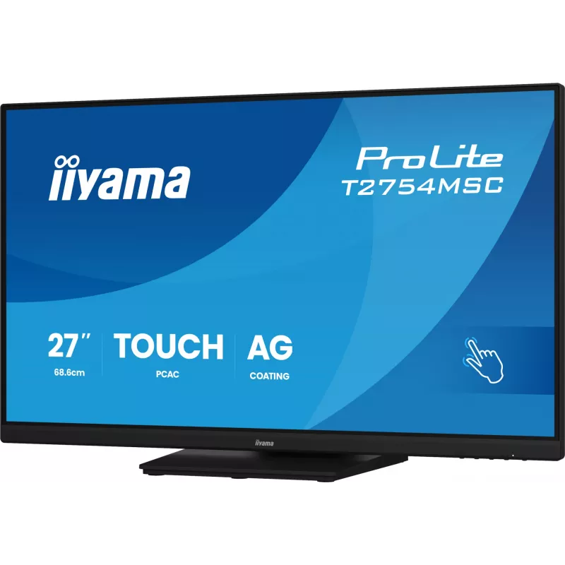 Monitor IIYAMA ProLite T2754MSC-B2AG 27 tolli (68,6 cm) Full HD LED HDMI/VGA/USB, must