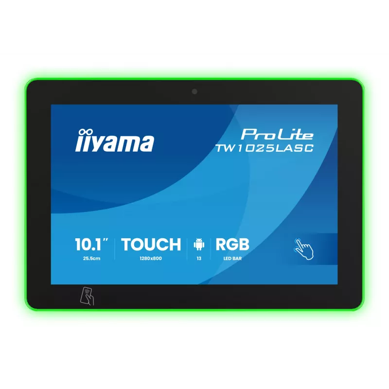 Monitor iiyama ProLite TW1025LASC-B3PNR 10,1 tolli (25,6 cm) WXGA IPS LED puuteekraan, 1280x800, 16:10, USB-jaotur, kõlarid, VESA, Must