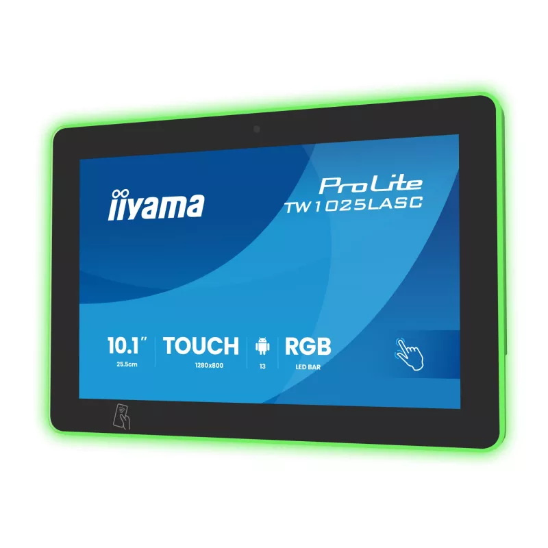 Monitor iiyama ProLite TW1025LASC-B3PNR 10,1 tolli (25,6 cm) WXGA IPS LED puuteekraan, 1280x800, 16:10, USB-jaotur, kõlarid, VESA, Must