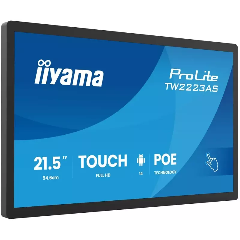 Monitor IIYAMA TW2223AS-B3P 21,5 tolli (55,0 cm) M-Touch USB-C Android 16:9