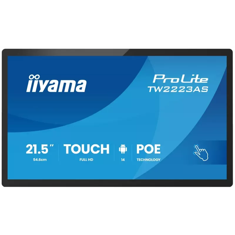 Monitor IIYAMA TW2223AS-B3P 21,5 tolli (55,0 cm) M-Touch USB-C Android 16:9