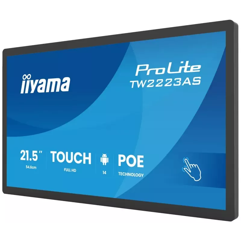 Monitor IIYAMA TW2223AS-B3P 21,5 tolli (55,0 cm) M-Touch USB-C Android 16:9
