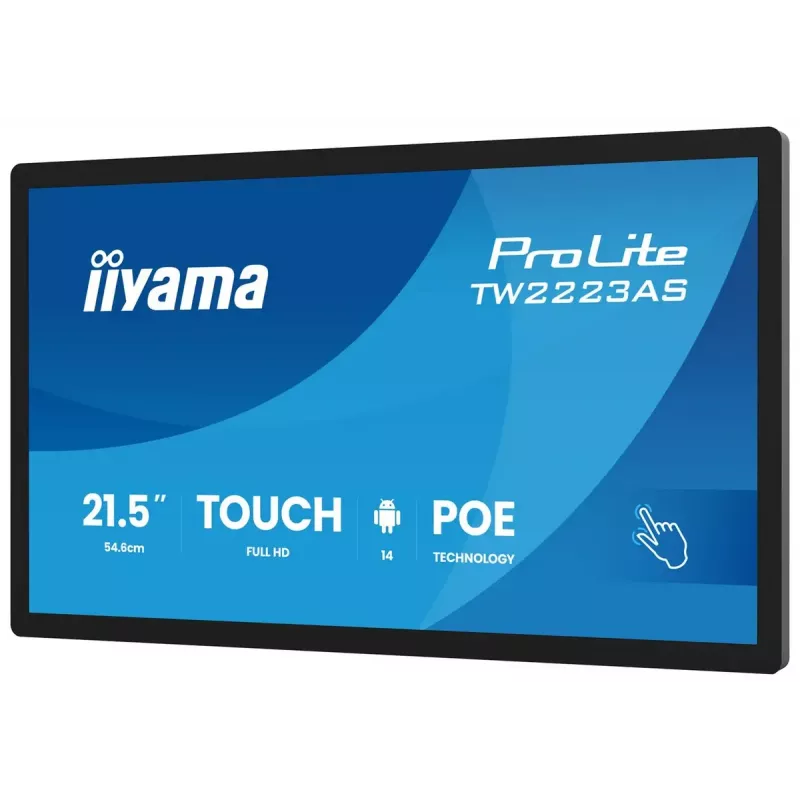 Monitor IIYAMA TW2223AS-B3P 21,5 tolli (55,0 cm) M-Touch USB-C Android 16:9