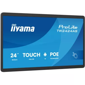 Interaktiivne lameekraan IIYAMA TW2424AS-B3P 23,8 tolli Full HD IPS Puuteekraan Wi-Fi Android 24/7 450 cd/m²