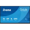 iiyama TN7505A-B1AG Signage Display interaktiivne lameekraan 189,3 cm (74,5 tolli) 500 cd/m² 4K Ultra HD Must Puuteekraan