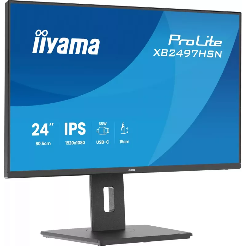 iiyama ProLite XB2497HSN-B1 arvutikuvar 60,5 cm (23,8 tolli) 1920 x 1080 pikslit Full HD LED Must