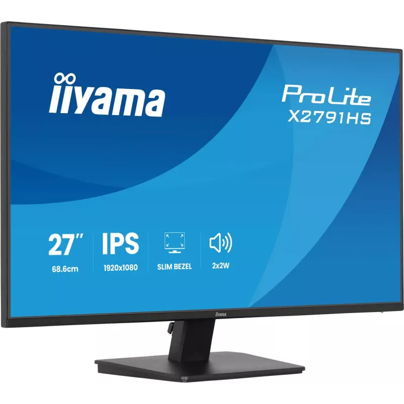Arvutimonitor IIYAMA ProLite X2791HS-B1 27 tolli IPS Full HD 1920x1080 LED Matt, sisseehitatud kõlarid, VESA kinnitus, Must