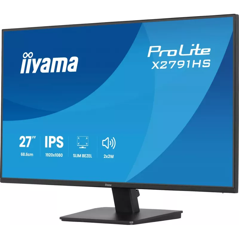 Arvutimonitor IIYAMA ProLite X2791HS-B1 27 tolli IPS Full HD 1920x1080 LED Matt, sisseehitatud kõlarid, VESA kinnitus, Must