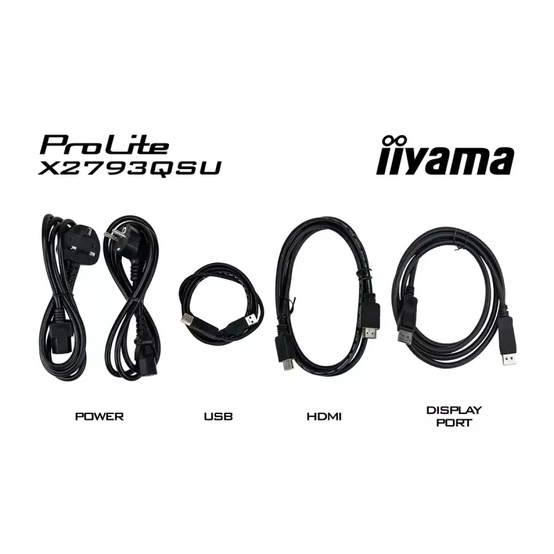 27-tolline IIYAMA ProLite X2793QSU-B1 Quad HD 2560x1440 IPS LED monitor, 1 ms, USB jaotur, kõlarid, VESA