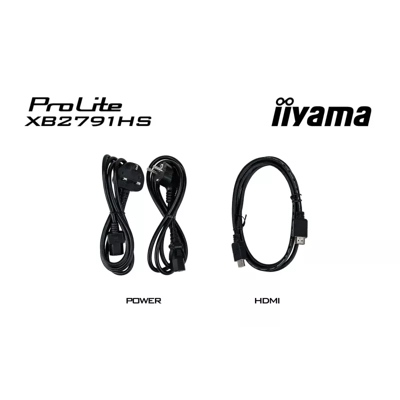 iiyama ProLite XB2791HS-B1 arvutimonitor 68,6 cm (27 tolli) 1920 x 1080 pikslit Full HD LED Must