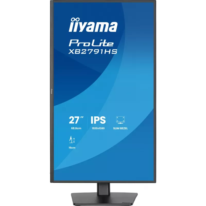 iiyama ProLite XB2791HS-B1 arvutimonitor 68,6 cm (27 tolli) 1920 x 1080 pikslit Full HD LED Must
