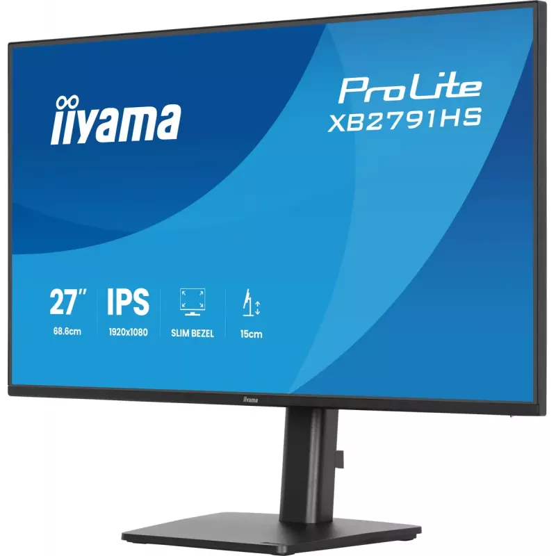 iiyama ProLite XB2791HS-B1 arvutimonitor 68,6 cm (27 tolli) 1920 x 1080 pikslit Full HD LED Must