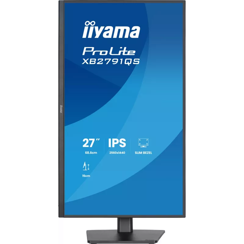 iiyama ProLite XB2791QS-B1 arvutimonitor 68,6 cm (27 tolli) 2560 x 1440 pikslit Quad HD LED Must