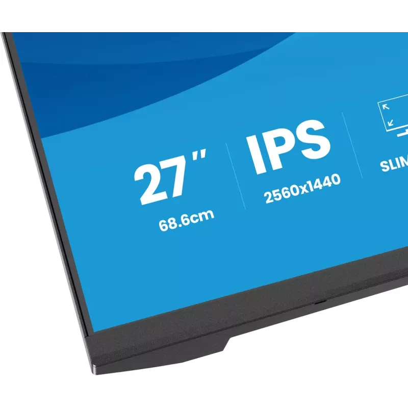 Monitor IIYAMA ProLite XB2793QSU-B1 27 tolli (68,6 cm) IPS LED Quad HD 2560x1440, matt, USB-jaotur, kõlarid, VESA, kõrguse reguleerimine, must