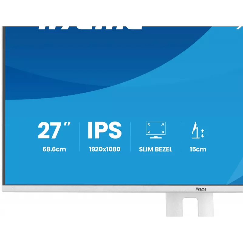 iiyama ProLite XB2797HSU-W1 arvutikuvar 68,6 cm (27 tolli) 1920 x 1080 pikslit Full HD LED valge