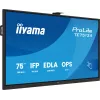 Interaktiivne lameekraan IIYAMA TE7513A-B2AG 75 tolli 4K UHD puuteekraan, 500 cd/m², Wi‑Fi, Android, 24/7