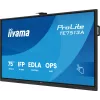 Interaktiivne lameekraan IIYAMA TE7513A-B2AG 75 tolli 4K UHD puuteekraan, 500 cd/m², Wi‑Fi, Android, 24/7