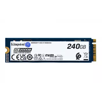 Kingston Technology 240G DC2000B PCIe 4.0 M.2 2280 Enterprise SSD (ilma jahutusradiaatorita)