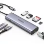 USB-C Hub UGREEN 90568 2 USB 3.0 HDMI RJ45 SD TF PD port