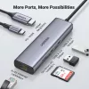 USB-C Hub UGREEN 90568 2 USB 3.0 HDMI RJ45 SD TF PD port