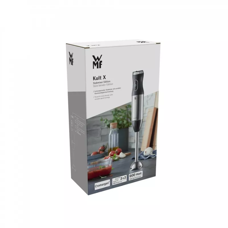 WMF Kult X 04165500 Sau-mikser 600 W Must, Metallik