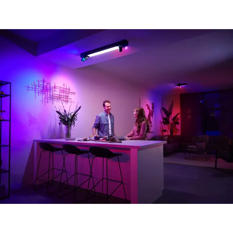 Philips Hue Valge and colour ambience Centris 4-kohaline laelamp