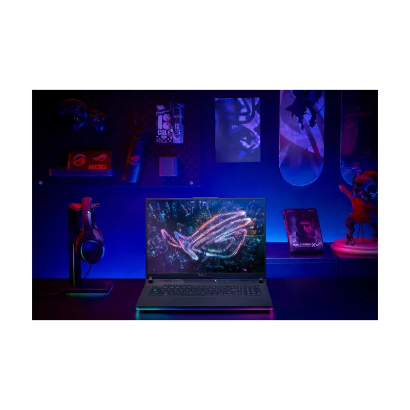ASUS ROG Strix G16 G614PR-RV081W AMD Ryzen™ 9 8940HX sülearvuti 40,6 cm (16 tolli) WUXGA 32 GB DDR5-SDRAM 1 TB SSD NVIDIA GeForce RTX 5070 Ti Wi-Fi 6E (802.11ax) Windows 11 Home saksa must, hall