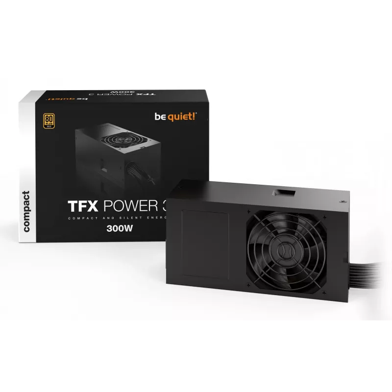 be quiet TFX POWER 3 300W Gold toiteplokk 20+4 pin ATX Must