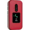 Feature phone Doro Leva E30 clamshell, 2.8 inch (7.11 cm) 320x240, Single SIM, 0.3 MP camera, 1150 mAh, IP55, Red/Valge