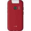 Feature phone Doro Leva E30 clamshell, 2.8 inch (7.11 cm) 320x240, Single SIM, 0.3 MP camera, 1150 mAh, IP55, Red/Valge