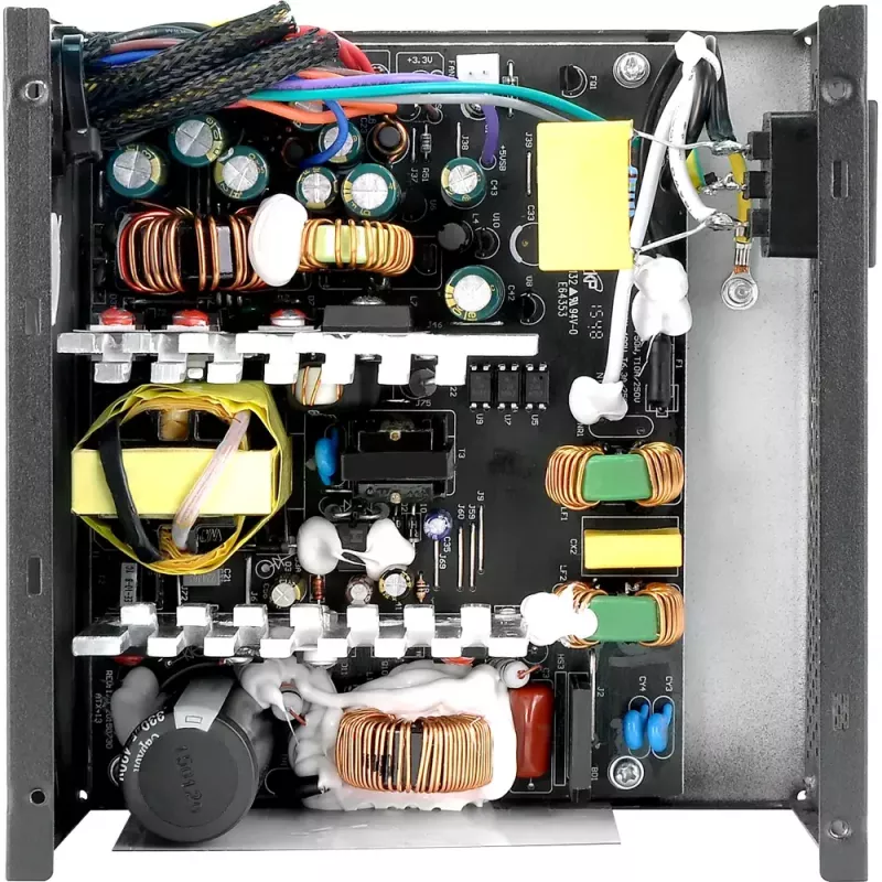 Toiteplokk THERMALTAKE TR2 S 550W, ATX, 20+4 pin, 80 PLUS, 120 mm ventilaator, must