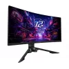Monitor ASROCK PG34QRT3A 34 tolli (86.4 cm) WQHD 3440×1440 OLED kumer VA 21:9 500 cd/m² 4000:1 USB 3.2 Gen1 kõlarid VESA kõrgus reguleeritav