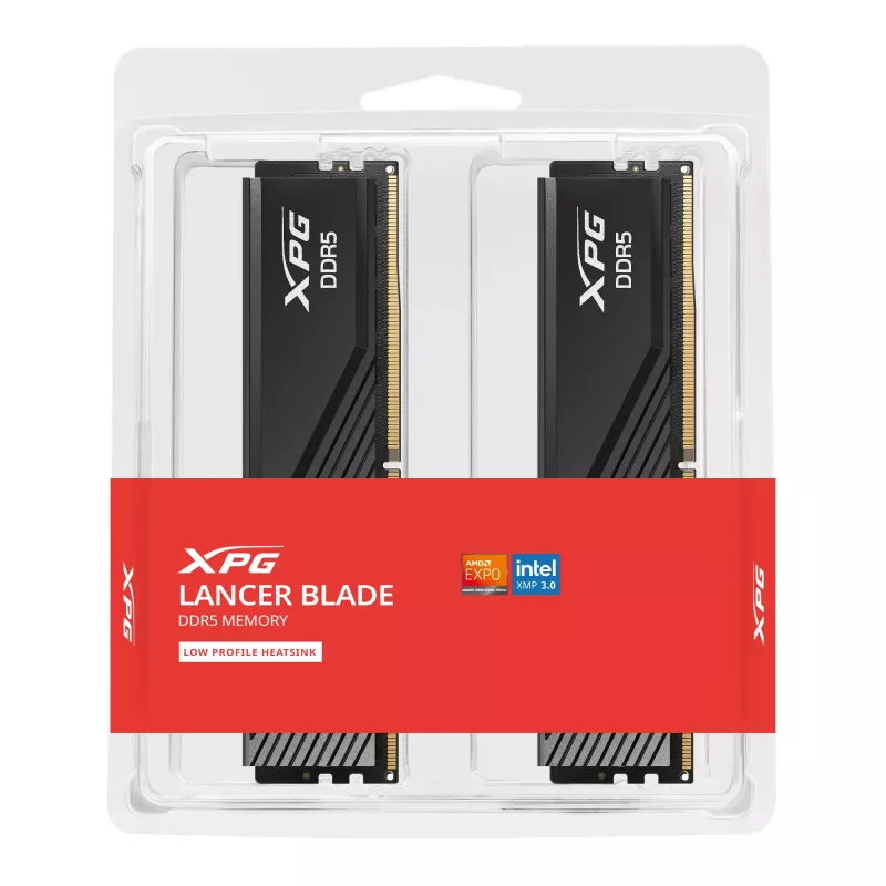 32 GB ADATA DIMM 5600 (2x 16 GB) Dual-Kit (schwarz, AX5U5600C4616G-DTLABBK, XPG Lancer Blade, INTEL XMP, AMD EXPO)