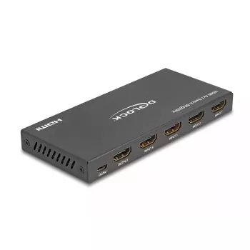 DeLOCK HDMI lüliti 4 x HDMI sisend 1 x HDMI väljundisse 8K 60 Hz must