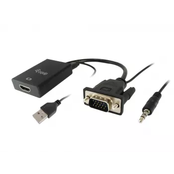Equip VGA-HDMI-adapter heliga 119038