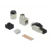 RJ45 pistiku välikooste Cat.6A metallist nurgeline DeLOCK 86289