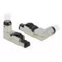 RJ45 pistiku välikooste Cat.6A metallist nurgeline DeLOCK 86289