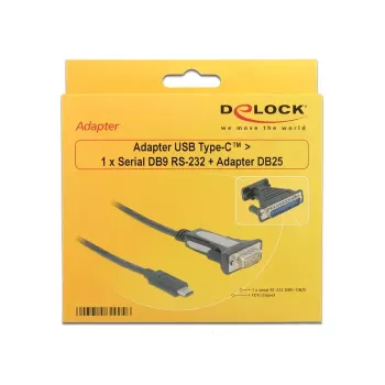 Jadakaabel DeLOCK 62904 Must 1,8 m DB-9