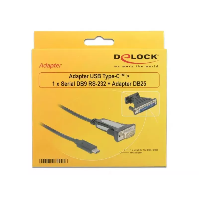 Jadakaabel DeLOCK 62904 Must 1,8 m DB-9