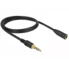 Helikaabel DeLOCK 85631 2m 3,5mm Must