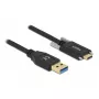 USB-kaabel DeLOCK 84019 2m USB 3.2 Gen 1 USB A USB C Must