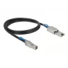 Võrgukaabel DeLOCK 83734 Mini SAS HD SFF-8644 Mini SAS SFF-8088 1m Must